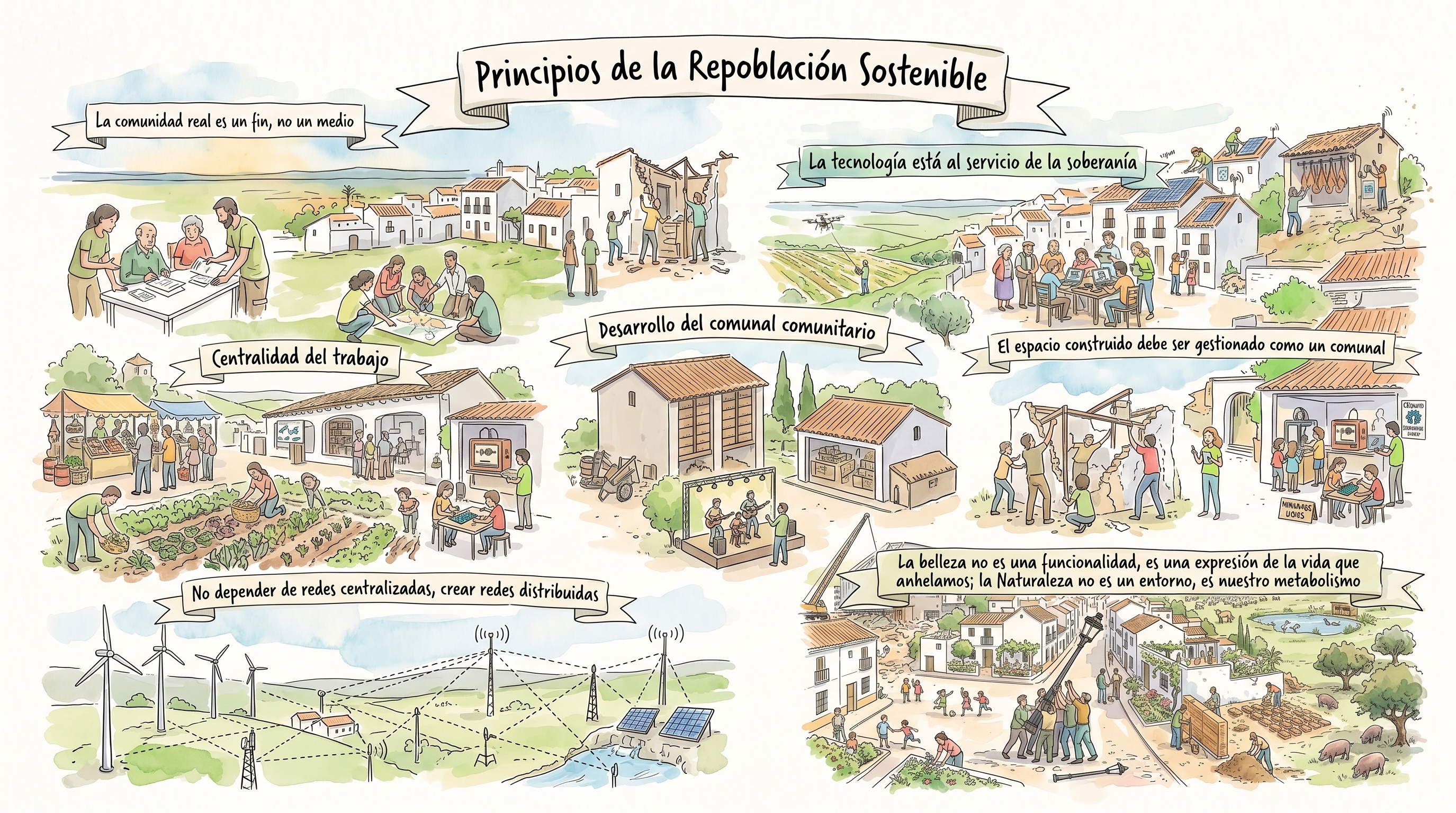 Los 7 principios de la Repoblación Sostenible (al modo maximalista)