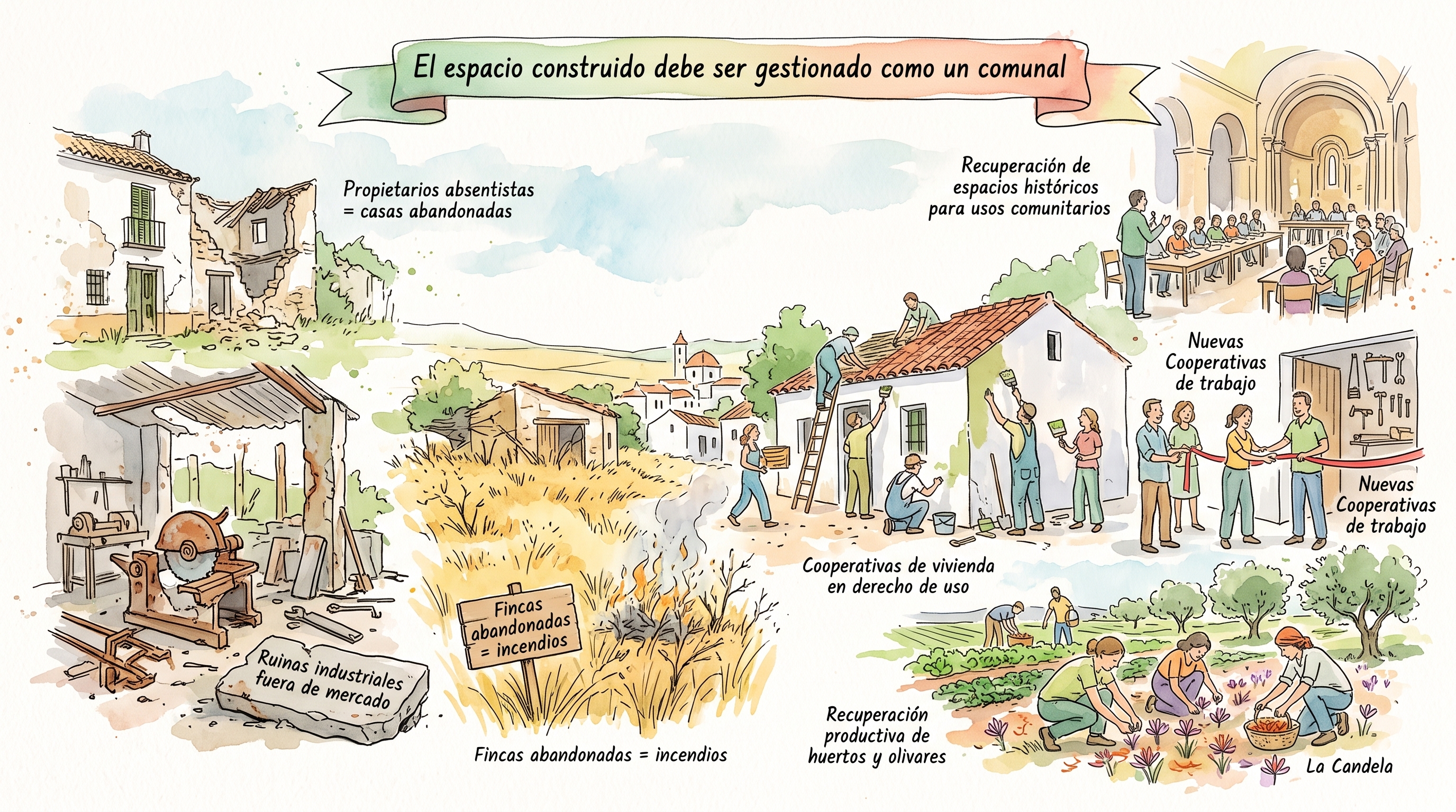 El espacio construido debe ser gestionado como un comunal El espacio construido debe ser gestionado como un comunal