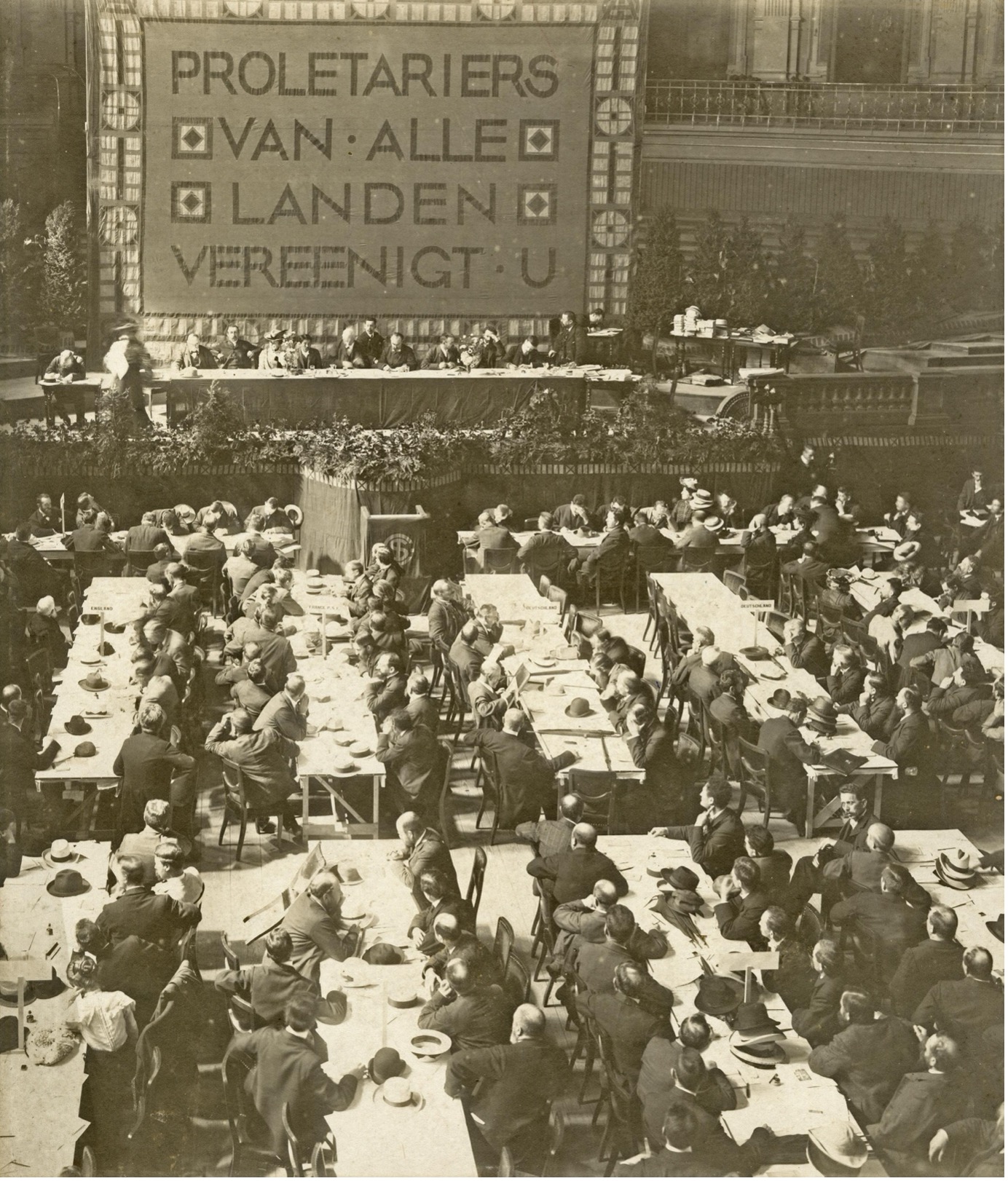 Congreso de la II Internacional en Amsterdam 1904