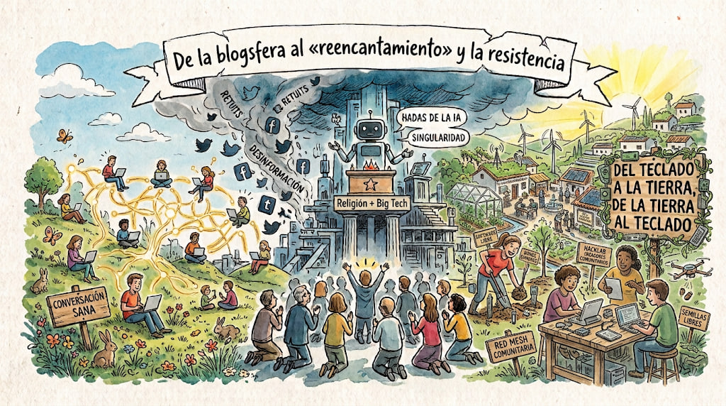 De la blogsfera al «re-encantamiento»