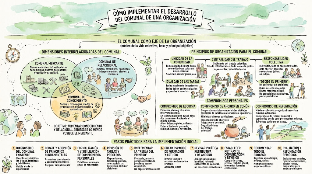 Cómo implementar el desarrollo del comunal de una organización