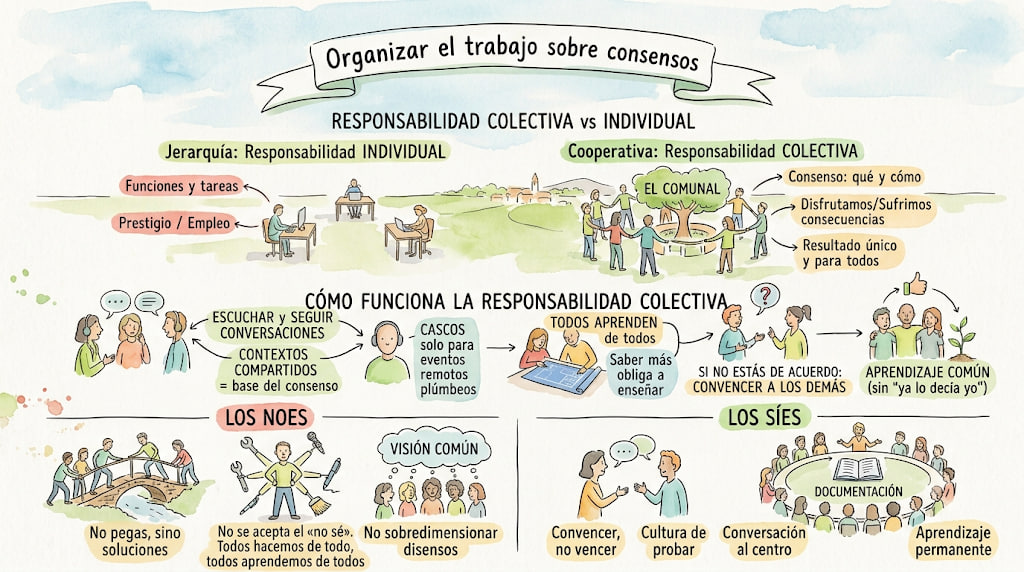 Cómo organizar el trabajo sobre consensos