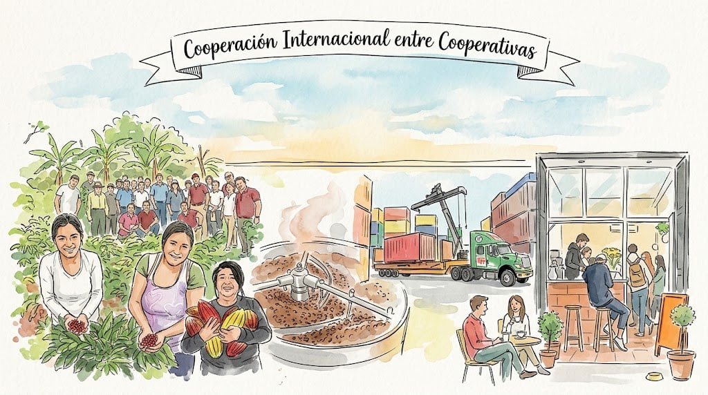 Cooperación internacional entre cooperativas