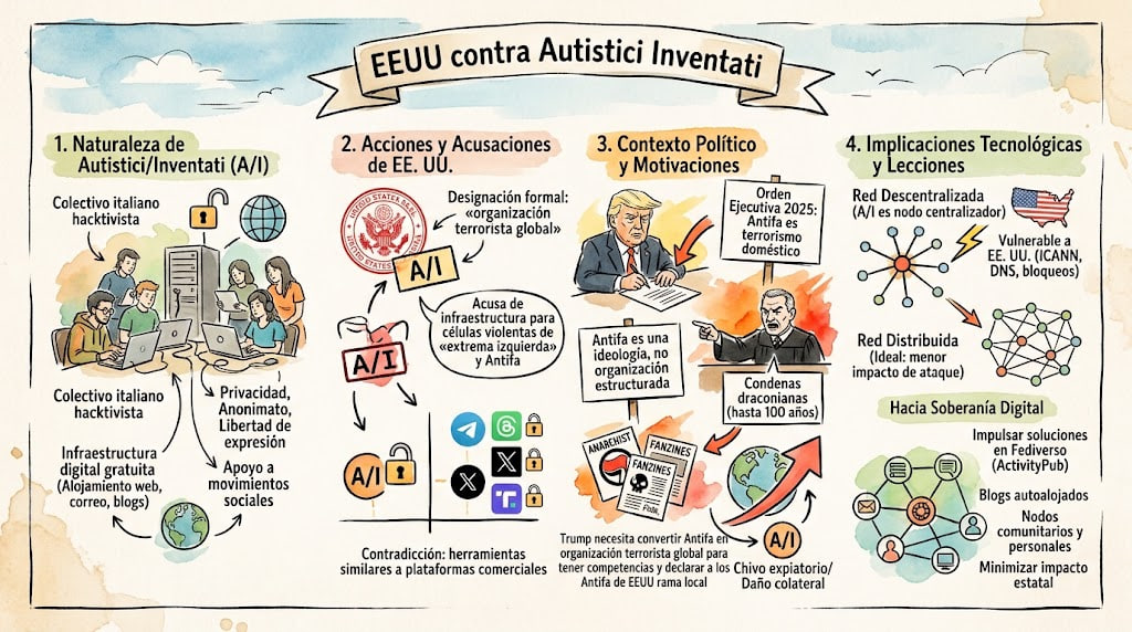 EEUU vs Autistici Inventati