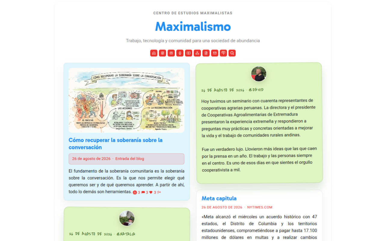 Cambios más allá del blog