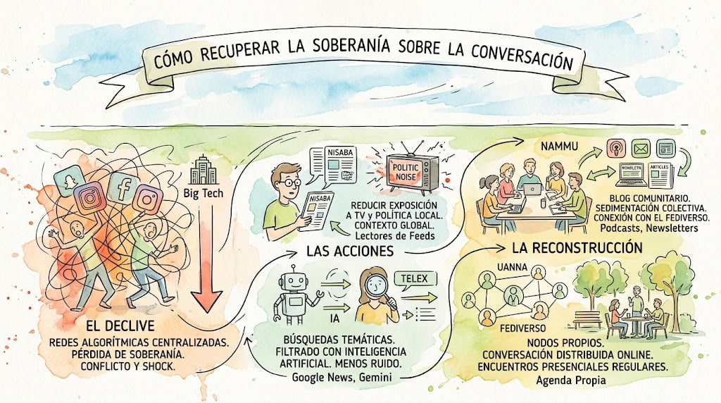 Cómo recuperar la soberanía sobre la conversación