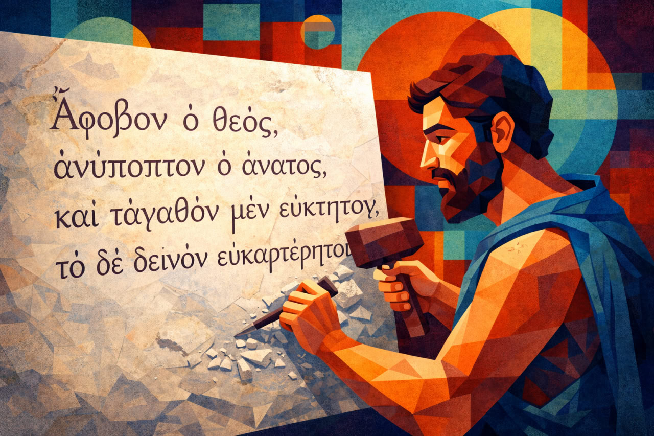 La doctrina epicúrea en el pórtico de Enoanda