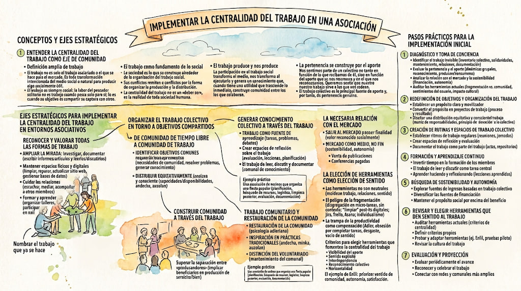Cómo implementar la centralidad del trabajo fuera de una cooperativa de trabajo